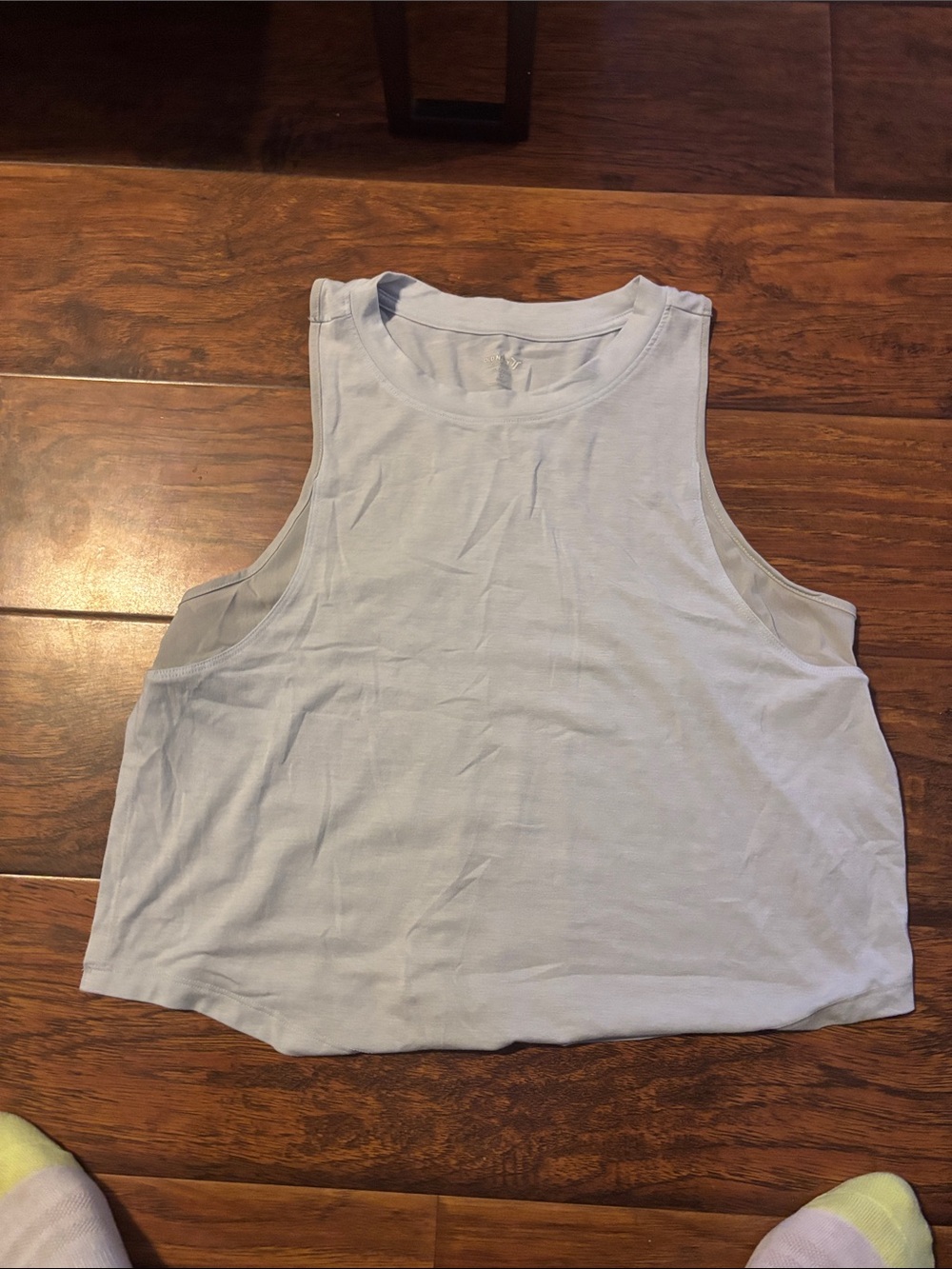 Old Navy Pale Blue Women's Cropped Tank Top